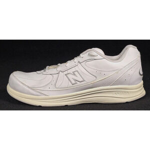 New Balance Men's 577 White Casual Walking Shoes Size 14D MW577WT, No Insoles